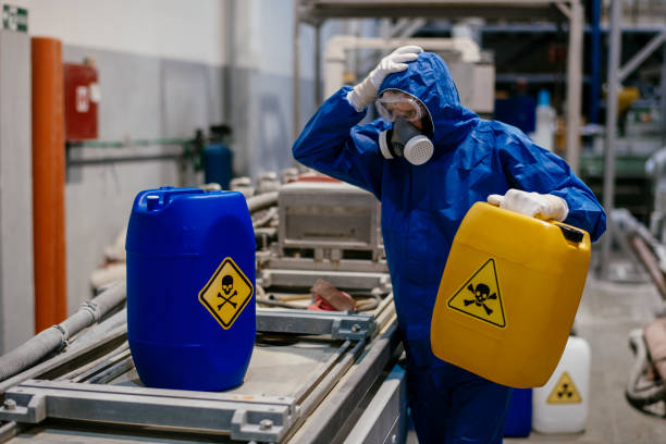 Empresa que recolhe resíduos químicos